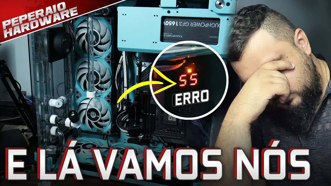 MEU PC PAROU!! Erro 55, PC NÃO LIGA ou demora MUITO para inicializar... Dicas e Soluções