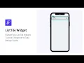 FlutterFlow ListTile Widget Tutorial Easy Design Guide for Beginners