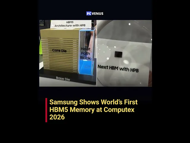 Samsung Shows World’s First HBM5 Memory at Computex 2026