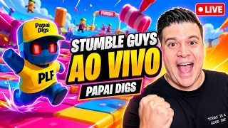 STUMBLE GUYS AO VIVO: RUMO À VITÓRIA COM O PAPAI DIGS! 🔥🏆