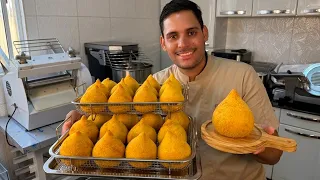 NINGUÉM ACREDITA QUE FOI FEITA EM CASA! CROCANTE POR FORA, CREMOSA POR DENTRO