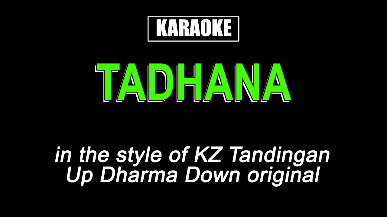 Karaoke - Tadhana  - KZ Tandingan