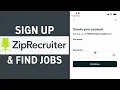 How To Create Account in ZipRecruiter Latest Guide