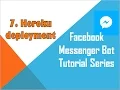 Facebook Messenger Bot Tutorial using Python Heroku deployment
