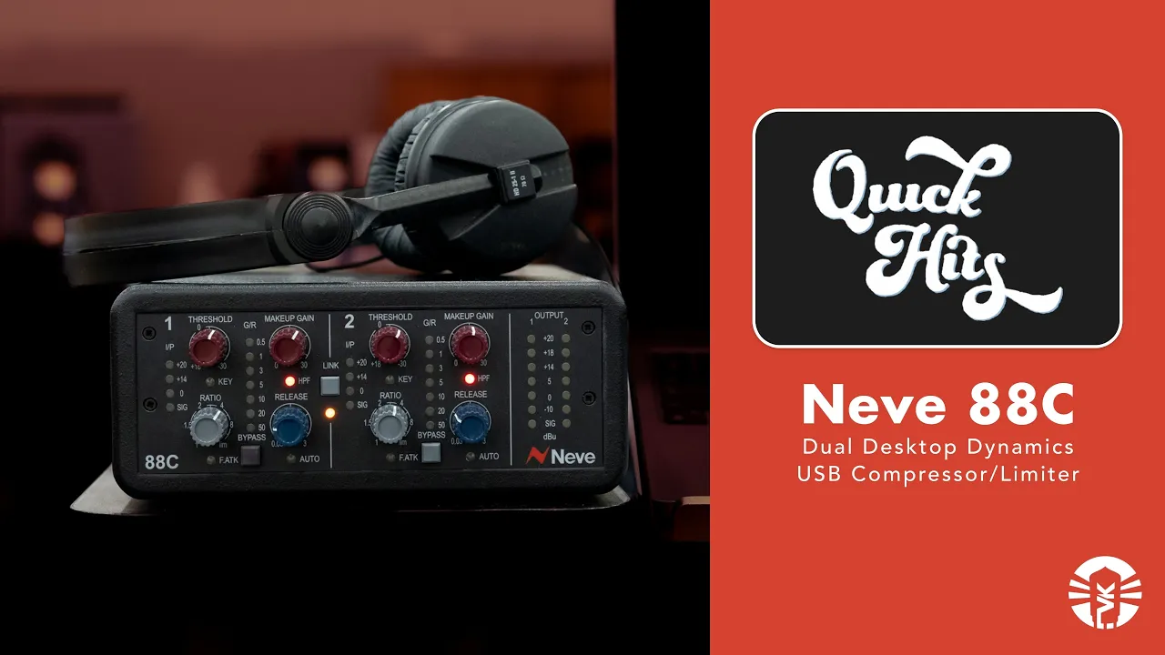 Neve 88C Dual Desktop Dynamics USB Compressor/Limiter