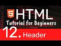 HTML Tutorial for beginners - Header Tag