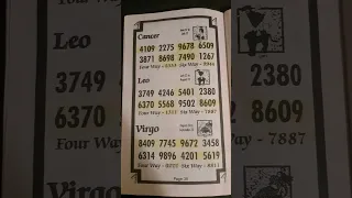 Pick 4 Horoscope Numbers