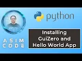 Installing GuiZero and Hello World App