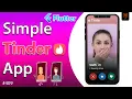 Flutter Tutorial - Build A Simple TINDER App Clone Flutter Dating App UI