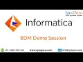 Informatica BDM Tutorial Informatica BDM Training by igmGuru 2026