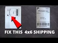 How to Fix Thermal Shipping Label Printing Sideways and Small 4x6 on Poshmark Etsy eBay Mercari
