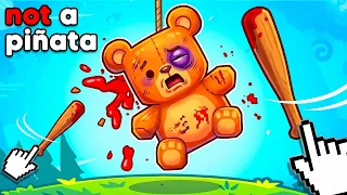 This is a normal piñata-beating game