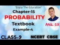 CLASS-9 Chapter-15 TEXTBOOK EXAMPLE-4 PROBABILITY NCERT