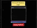 Microsoft Windows Logo Using Python