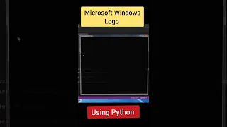 Microsoft Windows Logo Using Python