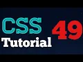CSS tutorial for beginners - 49