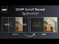GSAP Observer Tutorial Scroll Controlled Slider with Clip-Path Reveal Effect
