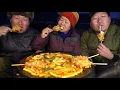 단짠단짠 핫도그와 떡볶이, 복숭아주스의 단짠조합 윙잇 맵단짠세트!! 요리&먹방!! - Mukbang eating show
