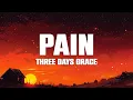Lagu Three Days Grace - Pain (Lyrics)