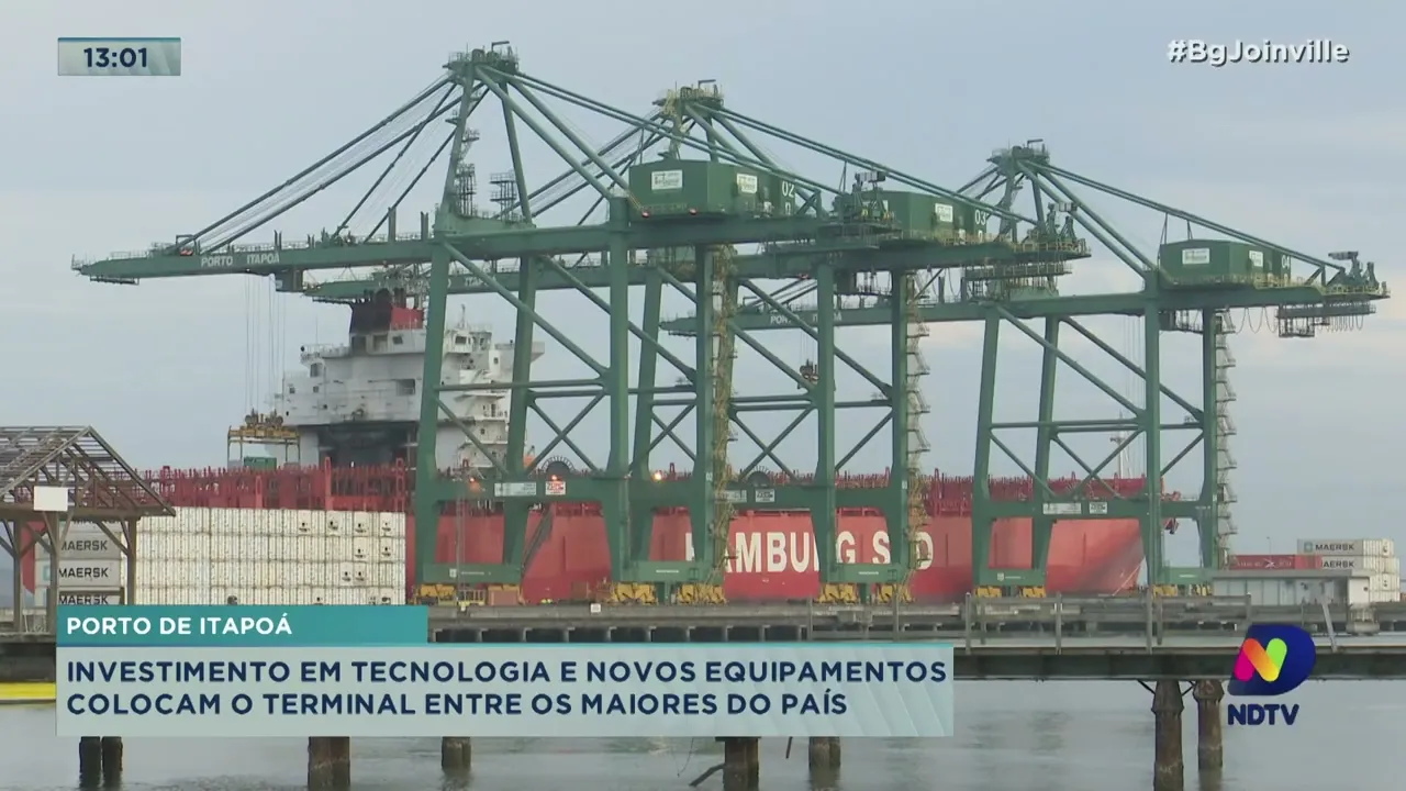 Porto de Itapoá: investimento em tecnologia e novos equipamentos colocam o terminal entre os maiores