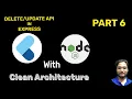 Express CRUD API - Building DELETE UPDATE Endpoints Flutter Node js CRUD App Series Part 6