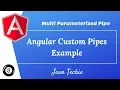 Angular 8 Custom Pipe Example With Multiple argument Java Techie