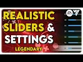Realistic FC24 Gameplay Sliders Legendary