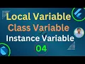 Dart Type of Variable Local Class-Static Instance OOP Dart Tutorial for Flutter in Bangla