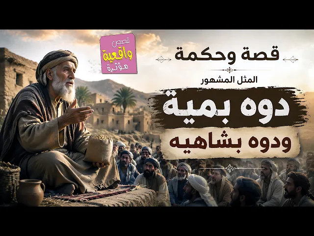 ⁣قصة وحكمة المثل المشهور - دوه بمية ودوه بشاهيه