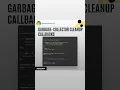 Javascript Garbage-Collector Cleanup Callbacks