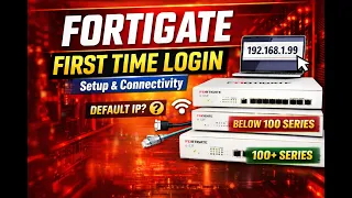 FortiGate Firewall First Time Login Initial Setup Connectivity
