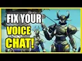 How to FIX In Game Voice Chat DESTINY 2 Crossplay PS4 PS5 Xbox PC