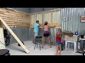 Cheaper than Lowes Rough Cut wood used for Interior of YouTube Studio and Shop
