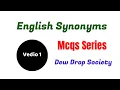 Synonym Dew Drop society LAw Admission test