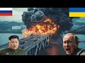Lagu 1 minuut geleden liet Oekraïense F-16 bommen op de Krimbrug vallen, net als Russische troepen