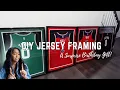 DIY Jersey Framing Review Husband s Birt ay Gift