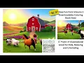 Fun Farm Coloring Book for Kids 37 Pages of Farm Adventures Download Now