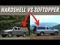 IN DEPTH REVIEW Fiberglass Camper Shell VS Softopper Truck Toppers
