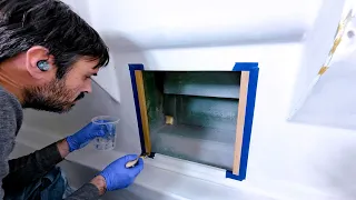 Protecting Our Hardwood Trim with Clear Epoxy (MJ Sailing – Ep 350)