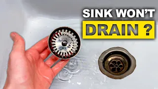 Quick tip How to Fix a Kitchen Sink Strainer That Doesn t Let Water Escape