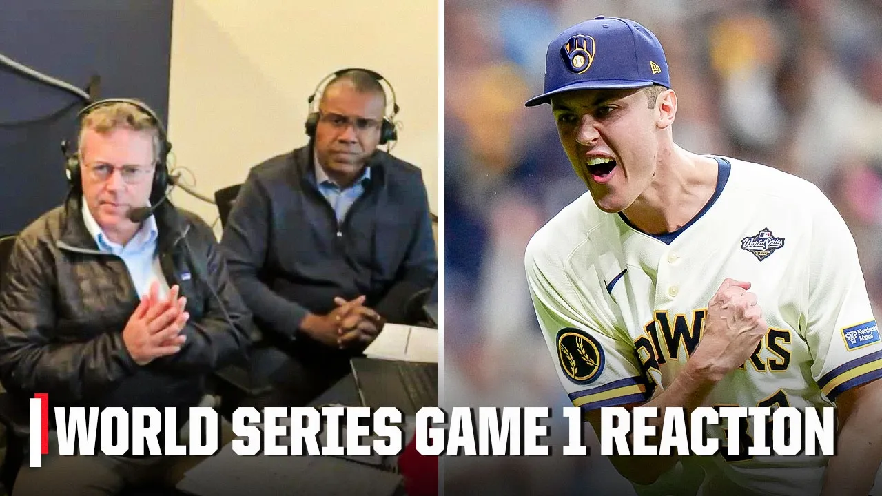 Brewers take World Series Game 1 🔥 Jacob Misiorowski shuts down the Rays offense | ESPN MLB