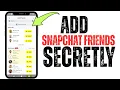 How to Add Someone on Snapchat Without Saying Added By Search or Username 2026