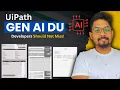 How to Use GenAI for Document Understanding in UiPath UiPath Document Understanding GenAI