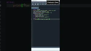 Number Guessing GAME in Python Python PROJECT for Beginners