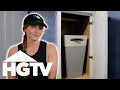 Mina Installs A Genius Laundry Chute Good Bones