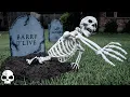 Graveyard Skeleton DIY Halloween Props