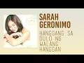 Sarah Geronimo — Hanggang Sa Dulo Ng Walang Hanggan [Official Lyric Video]