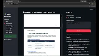Project about AI Study Assistant using RAG