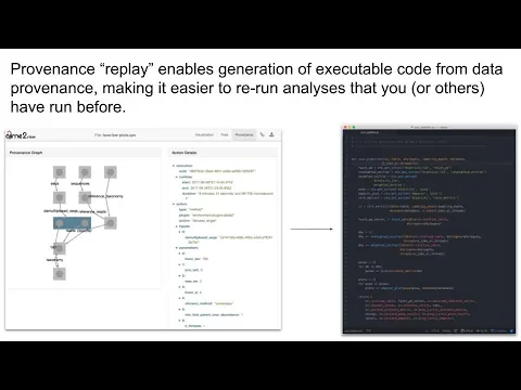 Provenance replay demo (alpha software release)