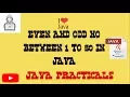 Even And Odd No Beetween 1 to 50 in java